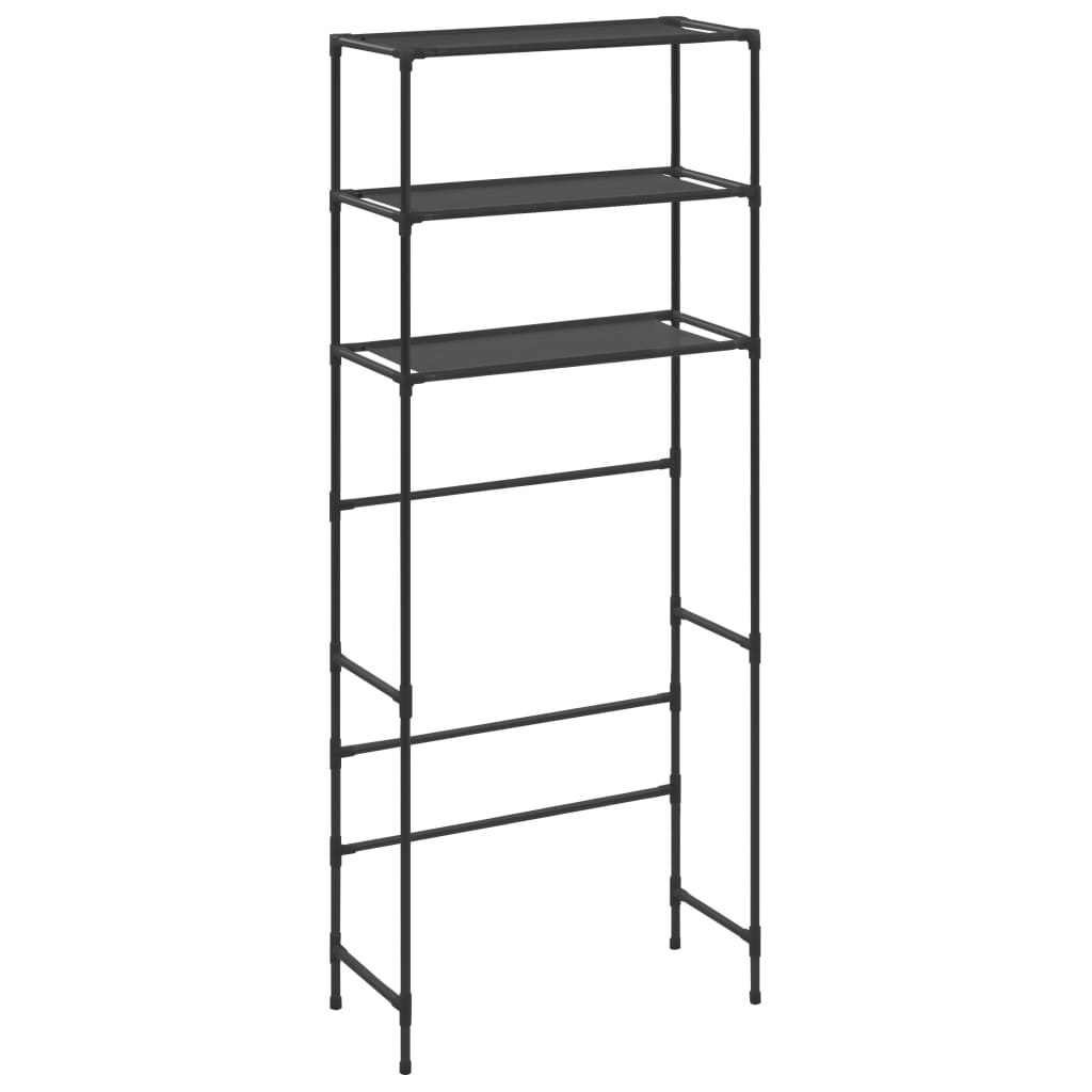 Washing Machine Shelf 3 Shelves Black