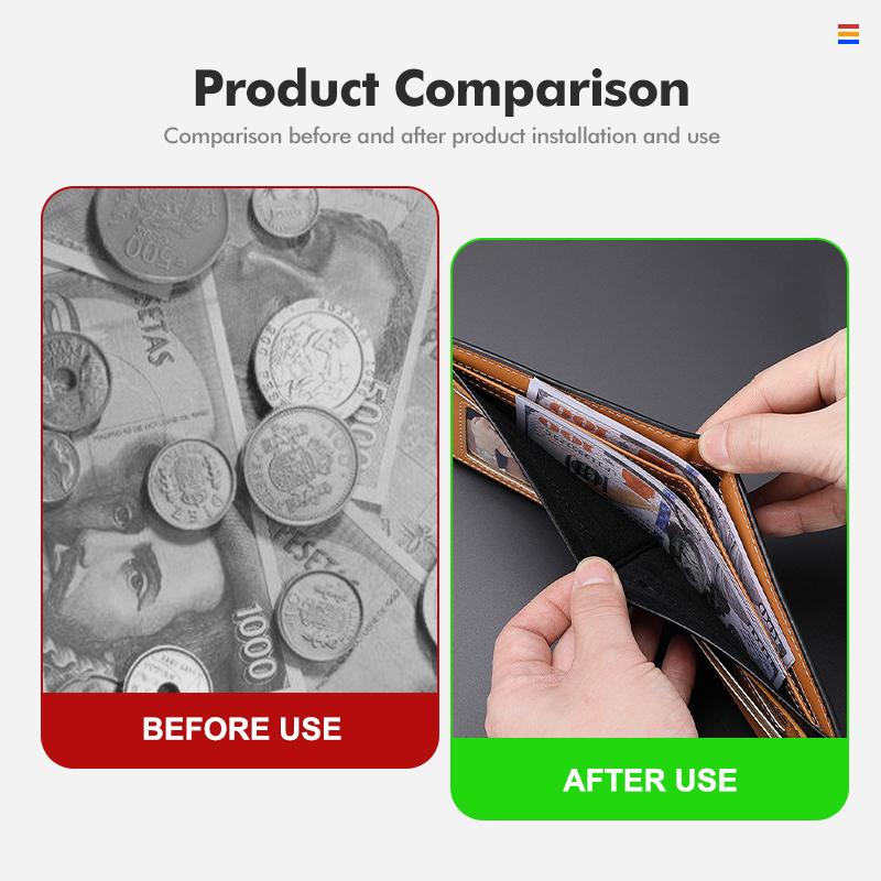 EYAG3 For BMW Carbon Fiber Car Short Men Wallet Purse With Card Holder License Accessory 5 Series G30 G31 G32 G38 2021 2020 2019 2018
