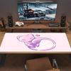 Mew Cartoon Mouse Pad, Large Gaming Desk Mat, Non-slip XXL Mousepad for Laptop & Tablet, Mini PC Playmat with Stitched Edges