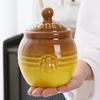 Керамическая банка для меда Yousheng 350 мл, фермерский горшочек для меда с деревянной палочкой для меда, ретро-диспенсер для меда, декор для кухни на День матери, подарок жене