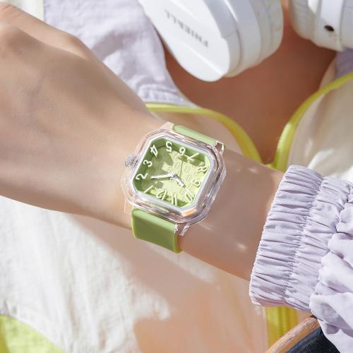 [JULIUS] JULIUS Унисекс Квадратные Уретановые Часы JA-1491 JA-1491A