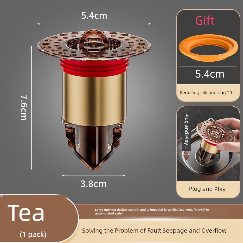 Magnetic Suction Fault Floor Drain Extension Pipe Toilet Sewer Dislocation Long Inner Core Insect-Proof Odor Preventer Neutral