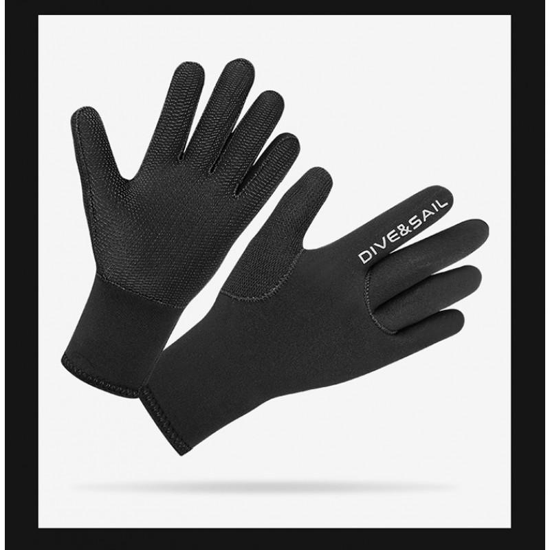 3mm Neoprene Diving Gloves Surfing Snorkeling Swimming Cold Water Protection Anti-Slip Wear-Resistant Hand Gear