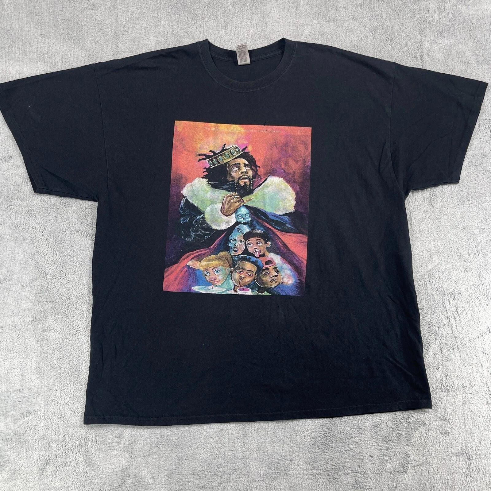 

J Cole Dreamville 2018 Choose Wisely Rap Tour T-Shirt Mens 2XL Black Cotton S