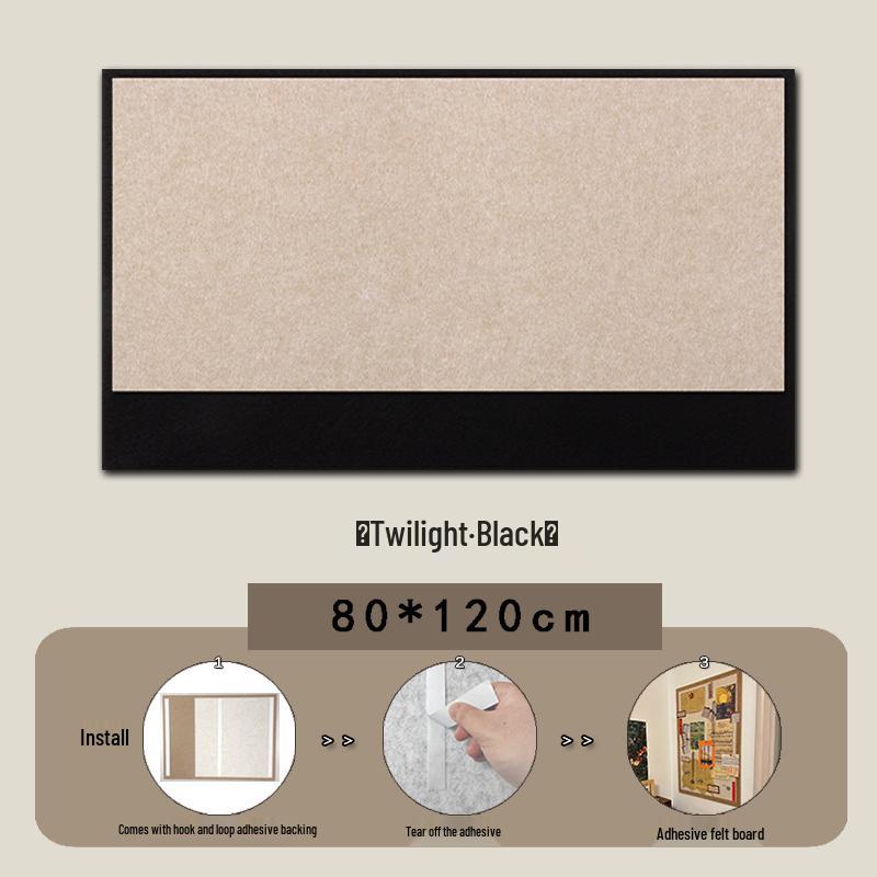 Self-Adhesive Felt Wall Sticker for Photos and Messages