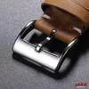 Vintage Oil Wax Calfskin Watch Band 18mm 20mm 21mm 22mm Handmade Stitching Cowhide Straps for Omega Retro Brown Black Wristband