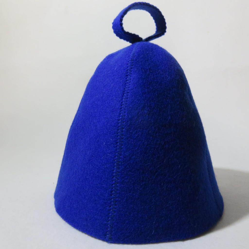 Vibrant Wool Sauna Hat: Heat Insulation & Water Absorption for Drying Hair
