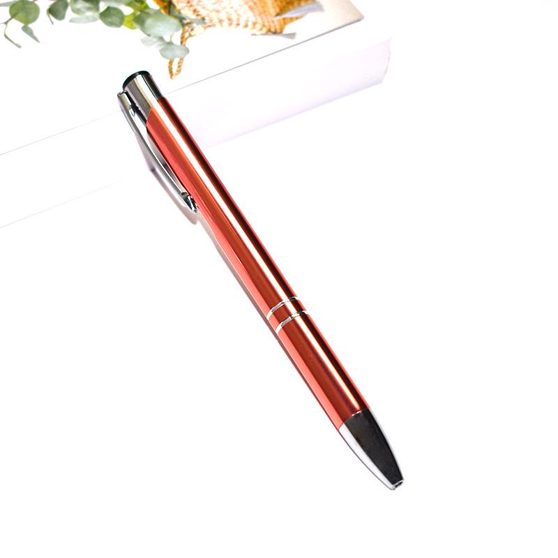 Cross-Border Creative Aluminum Ballpoint Pen with Custom Laser Engraving