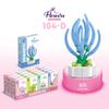 Children'S Educational Small Particle Mosaic Building Block Flower 104 Series 32 Potted Plant Simulation Rose Succulent Building Block Toy
