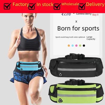 Ultra-Thin Waterproof Reflective Running Waist Bag for Phones and Fitness
