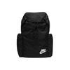 Rucksack mit Heritage-Logo-Print, Kordelzugverschluss, einfarbig, großes Fassungsvermögen, Polyester, Unisex, Schwarz BA6150-010