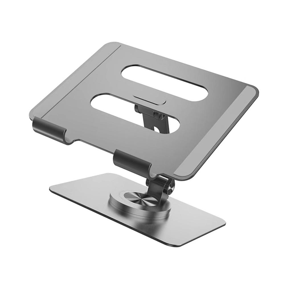 

C# Laptop Bracket Aluminum Alloy Laptop Base Hollow Heat Dissipation (Silver)