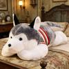 Big Soft Husky Plush Pillow Cute Stuffed Dog Doll Long Cushion For Kids Girls Girlfriend