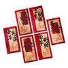 6pcs Blessing Words Goat Year Money Envelope Calligraphy New Year Red Packet  Spring Festival