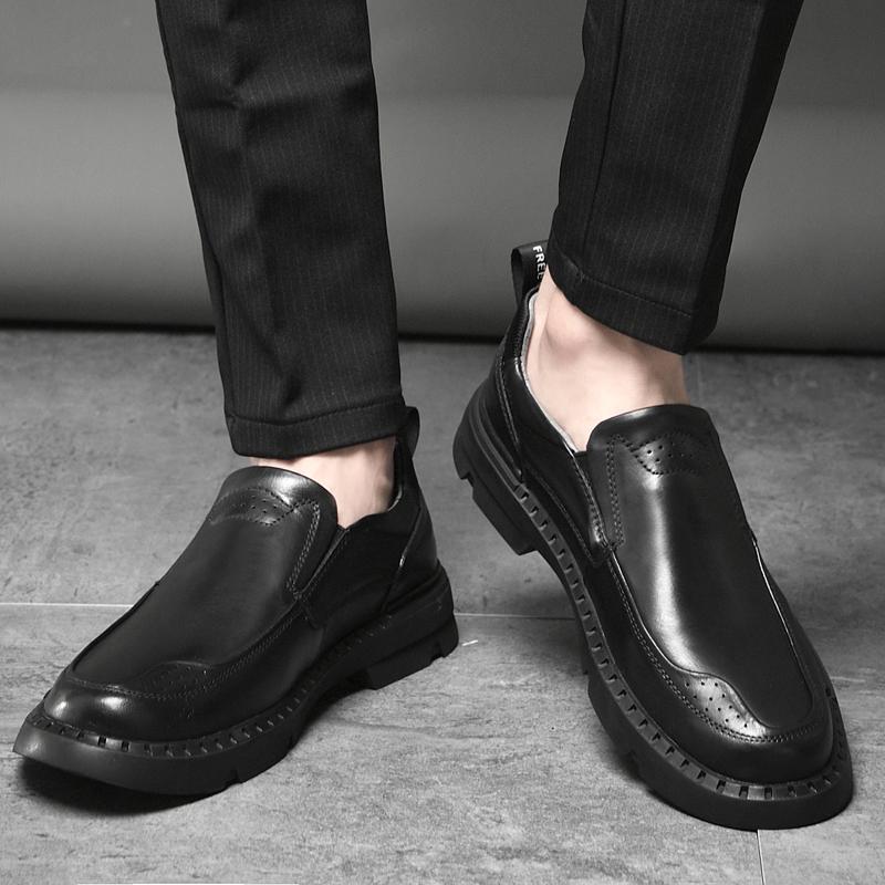 Bahar erkek Moda Yürüyüş sürüş ayakkabısı gündelik ayakkabı Vahşi Dantel-up düz ayakkabı Erkekler Klasik Iş Resmi Ayakkabı