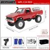 WPL C24-1 Full Scale RC Car 1:16 2.4G 4WD Rock Crawler Electric Buggy Climbing Truck LED Light On-road 1/16 For Kids Gifts Toys