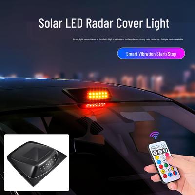 Solar Luminous LED Car Roof Cover with Daytime and Warning Lights