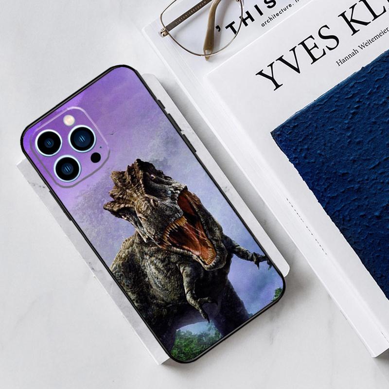 Dinosaur Case For iPhone 17 Air 15 14 13 12 11 16 Pro Max Mini 16 15 Plus 16e Funda Silicone Cover