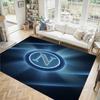 Napoli FC Design Crystal Velvet Carpet Cozy Non?Slip Printed Rug For Bedroom Living Room Entrance