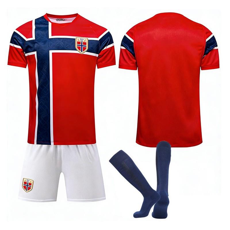 2026 USA, Kanada und Mexiko Weltmeisterschaft Norwegen Heimtrikot Nr.. 9 Harland Fußballtrikot 10 Erdgaard Sportanzug