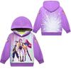 Girls Boys Hoodie Casual School Outdoor Sweatshirts For 2-12 Years Kids