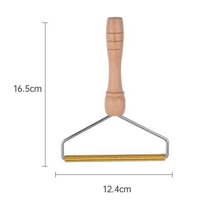 Beech Wood Handle Stainless Steel Does Not Hurt Clothes Shaver