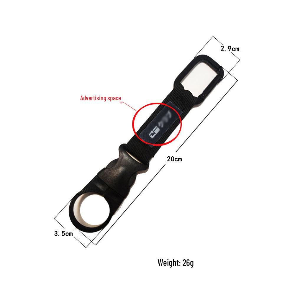 Travel Climbing Water Bottle Hanging Hook and Waist Belt Lanyard