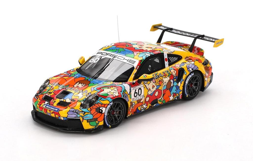 Sunrich TSM MODEL Scale Model Porsche 911 GT3 Cup 2024 Porsche Carrera Cup Japan Pro Class BINGO RACING Reimei Ito Finished Model TSM430840 1/43 #60