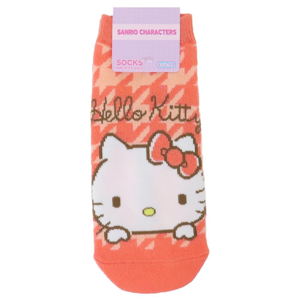 

Hello Kitty Carax Logo Sanrio [Small Planet] [Women s Socks] Women s Socks/Face &