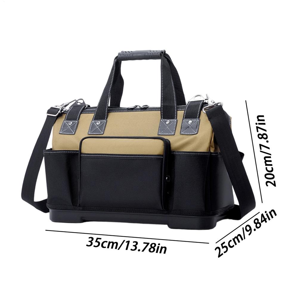Tool Bag Large Capacity Waterproof Toolbox Organization Handbag Electrician Tool Storage Bag for Workshop Electrician Repairman