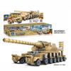 Car Combinable Cannon Urban Fire Command Center Building Blocks Model Set Toy