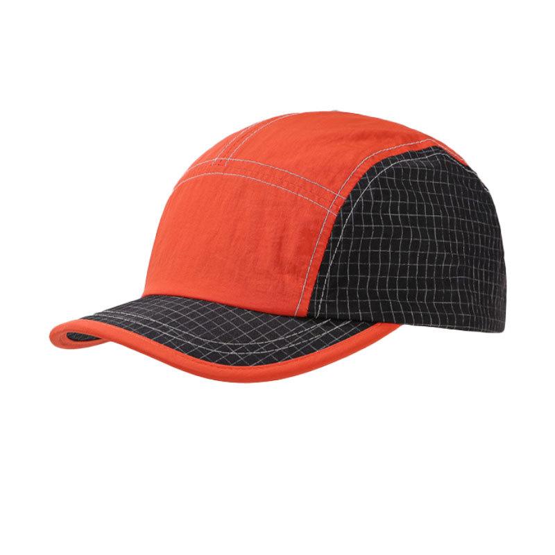 Contrast Color Lightweight Quick-Drying Baseball Cap Outdoor Breathable Folding Sun Hat Unisex Sports Cap