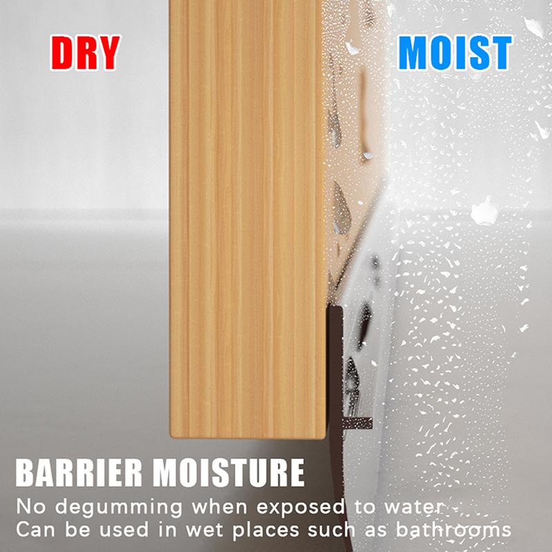 Door Seam Bottom Sealing Strip Soft Hard PVC Composite Insect Proof Dustproof Soundproof for Apartment Rental Home Use