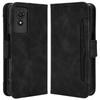 For TCL 501 Leather Case with Multiple Card Slots Folio Flip Wallet Phone Cover