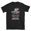 Otters Are My Spirit Animal T Shirt Cute Cartoon Otter Funny for Lovers Vintage Washed Casual Soft Comfortable Graphic Homme