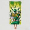 Fantasy cartoon P-Power R-Rangers Towel Drying Bath Towel Applicable To Light Swimming Camping Yoga Beach Out