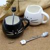 Stainless Steel Cute Animals Tableware Cat Dessert Spoon Tea Spoons Stirring Tool Coffee Stirrer