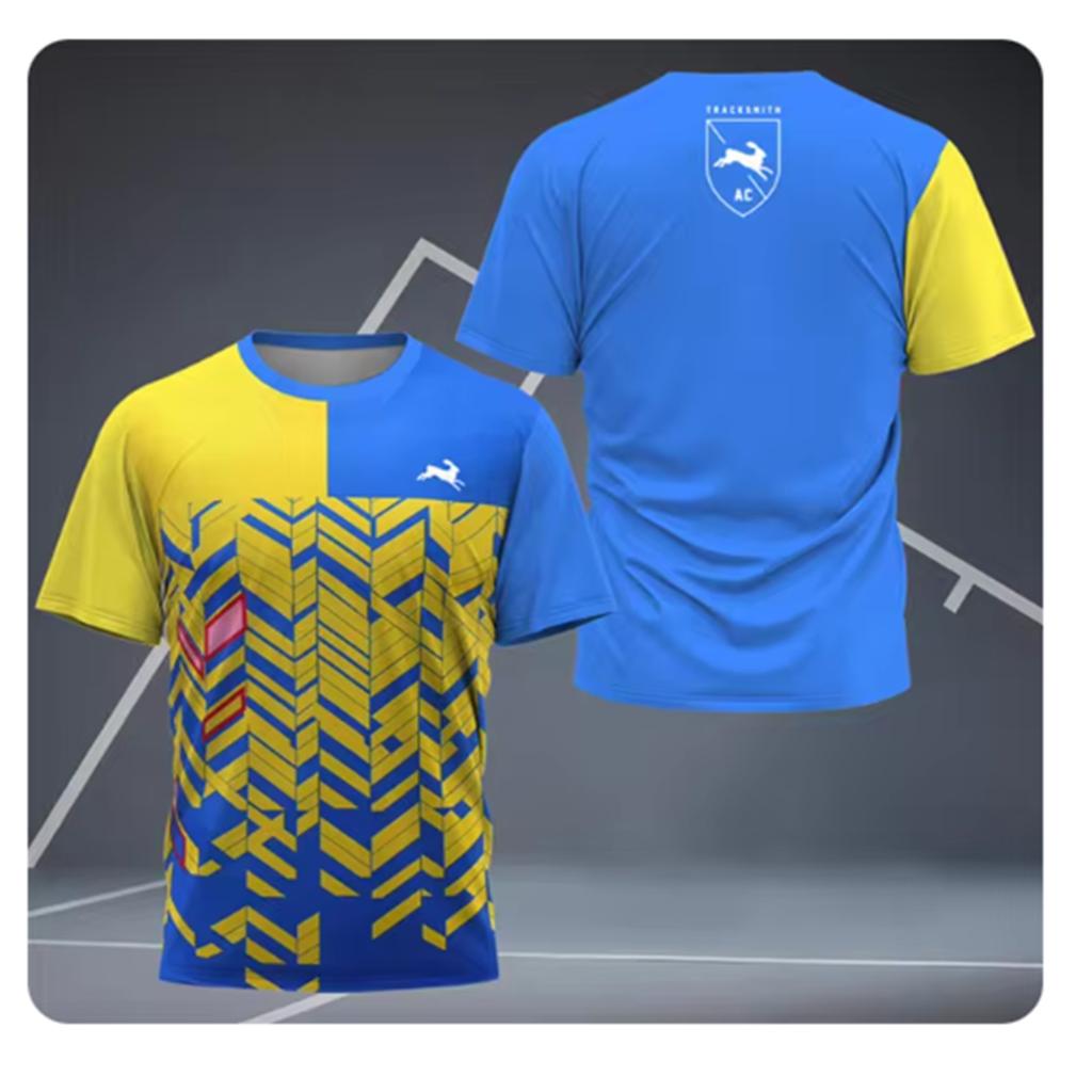 Men's Golf Sports T-shirt Badminton Training Short Sleeve T Shirt Big Size Loose Gym Fitness Outdoor Running Quick Dry Clothing