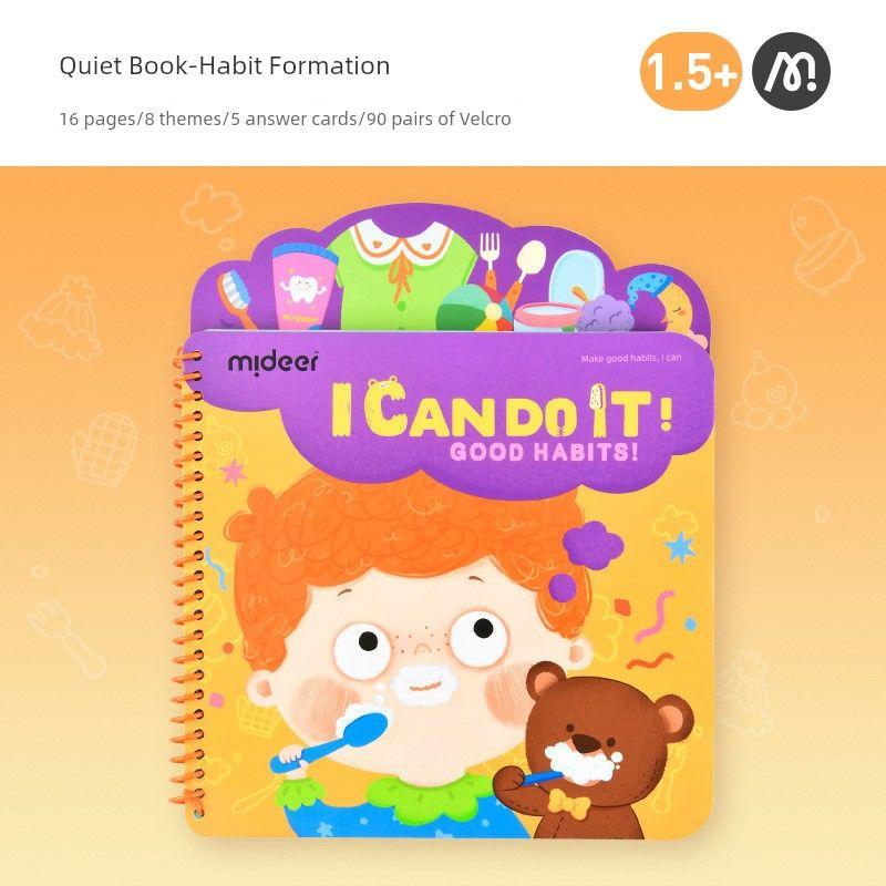 

Milu Quiet Book Tearing and Pasting Boys and Girls Early Education Develop good habits