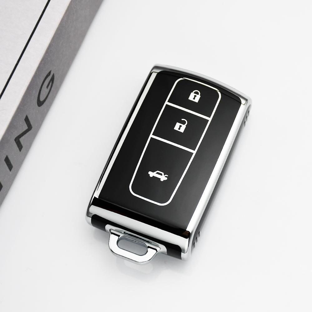 Auto Keychain Key Fob Protector Tpu Car Key Case Cover For Toyota Corolla Verso Camry Prius 2004-2009 Shell Auto Accessories