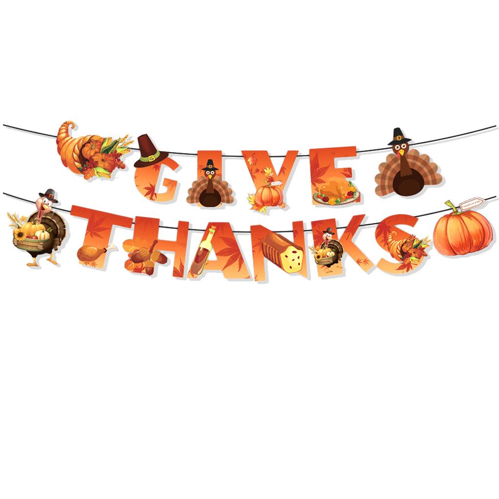 Thanksgiving Themed Party Supplies Birthday Decorations Party Arrangements Props Paper Plates Paper Cups Tablecloths Paper Towels