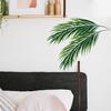 Tropische Pflanzenblätter, abnehmbarer Wandaufkleber für Wohnzimmer, Hintergrund