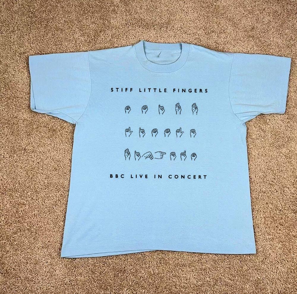 Stiff Little Fingers BAND BBC Live In Concert T Shirt Full Size S-5XL Unisex T-Shirt L