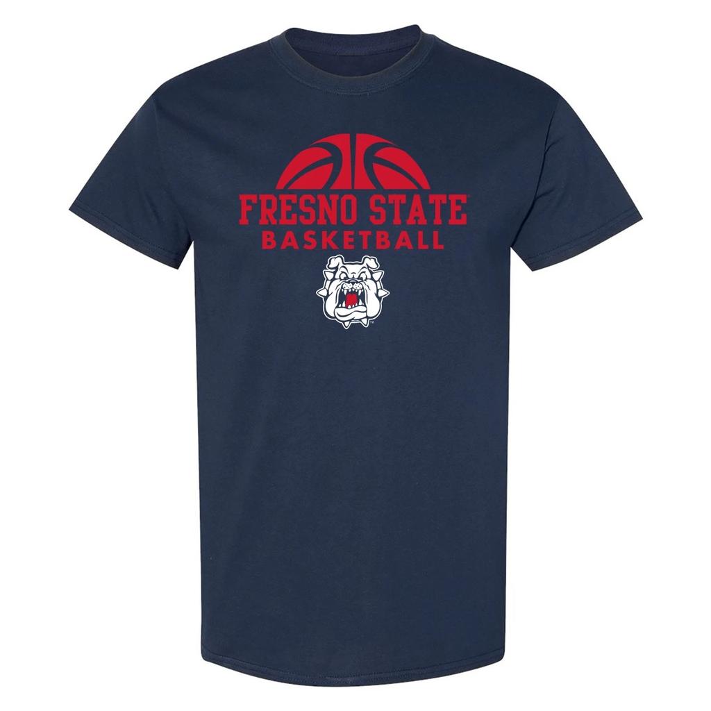 Fresno State Bulldogs Basketball Hype T-Shirt - Navy