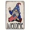 Vintage Christmas Metal Wall Decoration, Holiday Sticker Sign