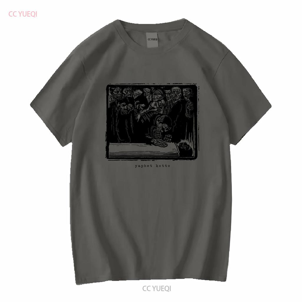 YAPHET KOTTO T-shirt band post-emo hardcore manica lunga o corta vintage lavata morbida top per l'uso quotidiano elasticizzato uomo
