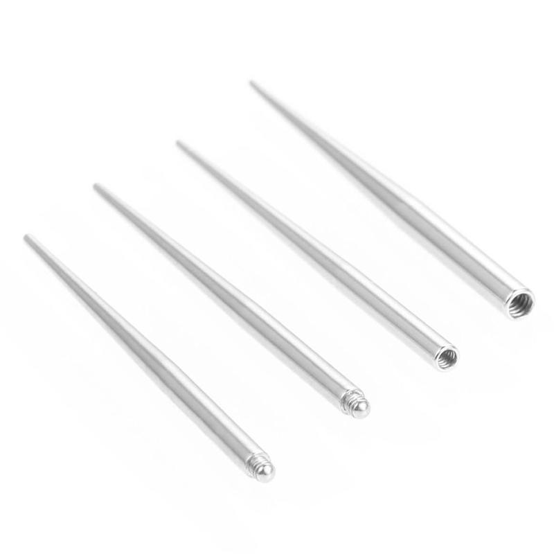 Steel Cone Insertion Pin Rod for Ear/nose/navel/nipples/lip/brow Assistant Tool