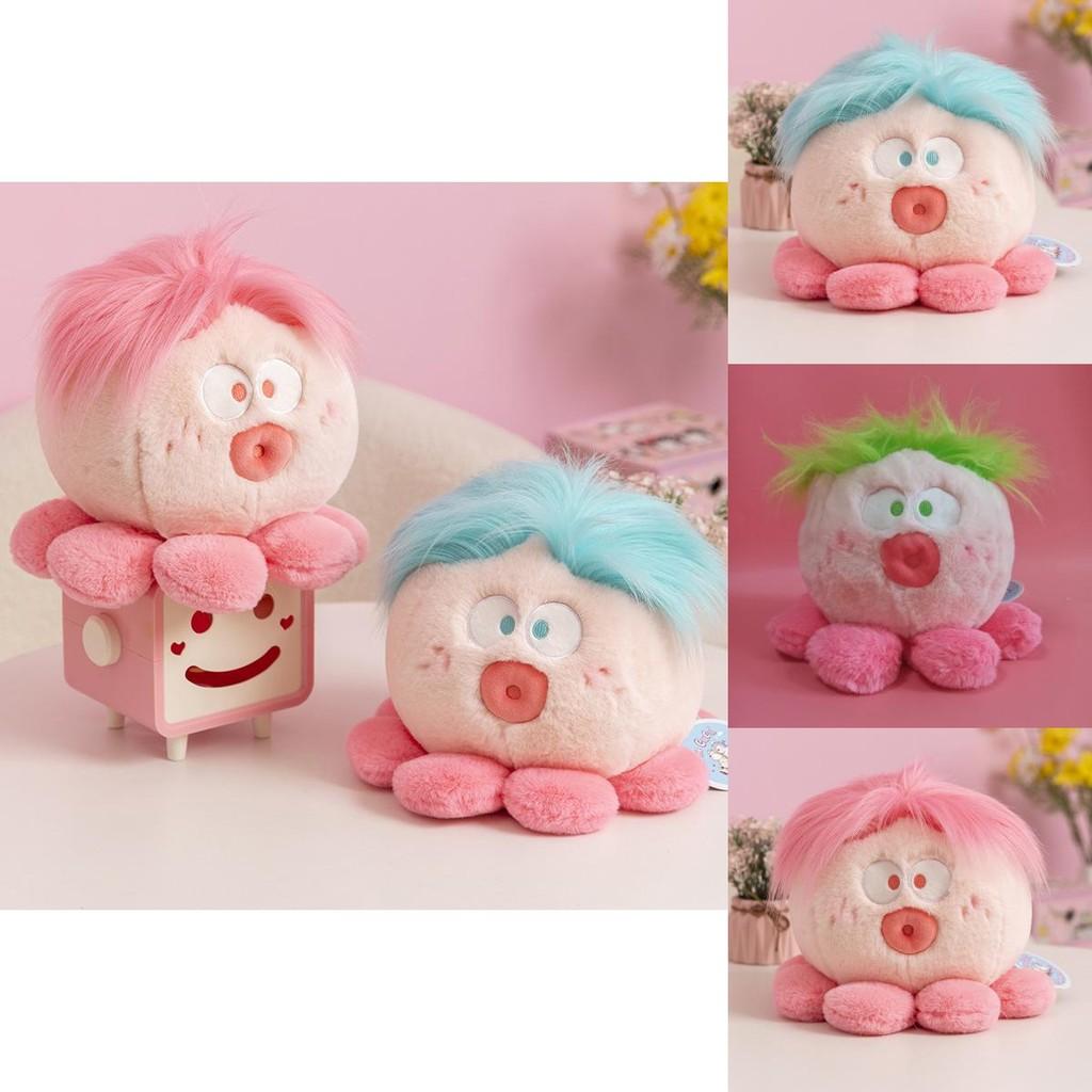 Playful And Cozy Octopus Plush Toy In Vibrant Colors Perfect For Comfort And Decoration