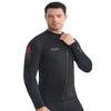 WEZHO 3mm Men's Long Sleeve Wetsuit Top