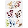 Egyptian Theme PET Hollow Out Drawing Painting Stencils, for DIY Scrapbook, Photo Album, Horse, 150x300mm, 3pcs/set